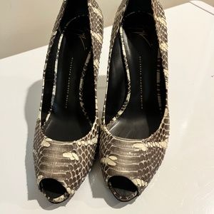 Guiseppe Zanotti Animal Print Stilettos